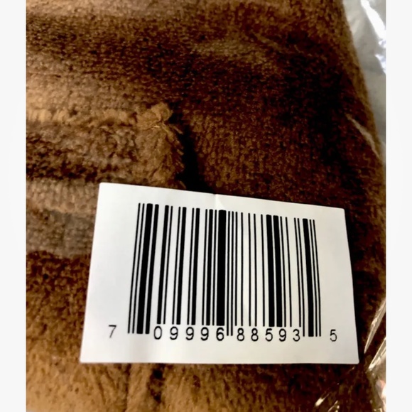 Brown Bear Plush Hooded Robe Small 6/7 NEW - Picture 10 of 11